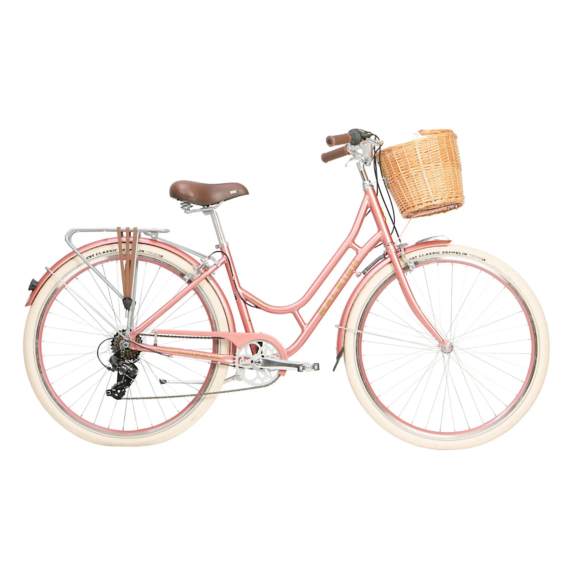 Raleigh Willow Womens Hybrid Bike 2023 in Pink Raleigh Willow Womens Hybrid Bike 2023 in Pink