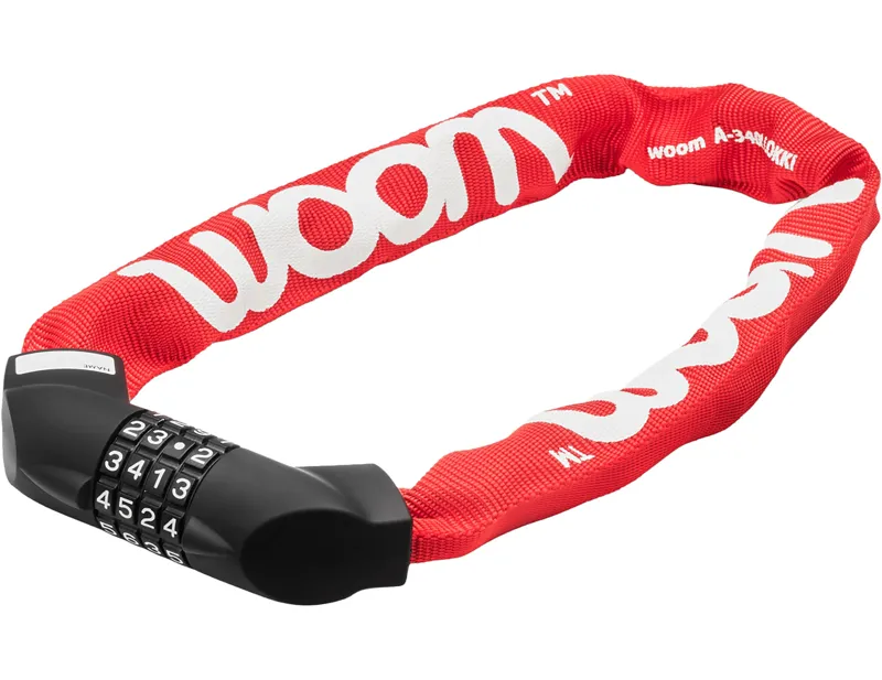 Woom LOKKI Bike Lock in Red
