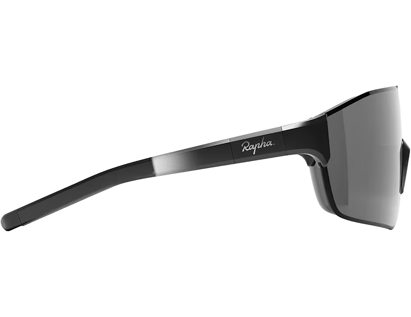 Rapha FUORI Glasses in Black/Black Mirror Lens-2