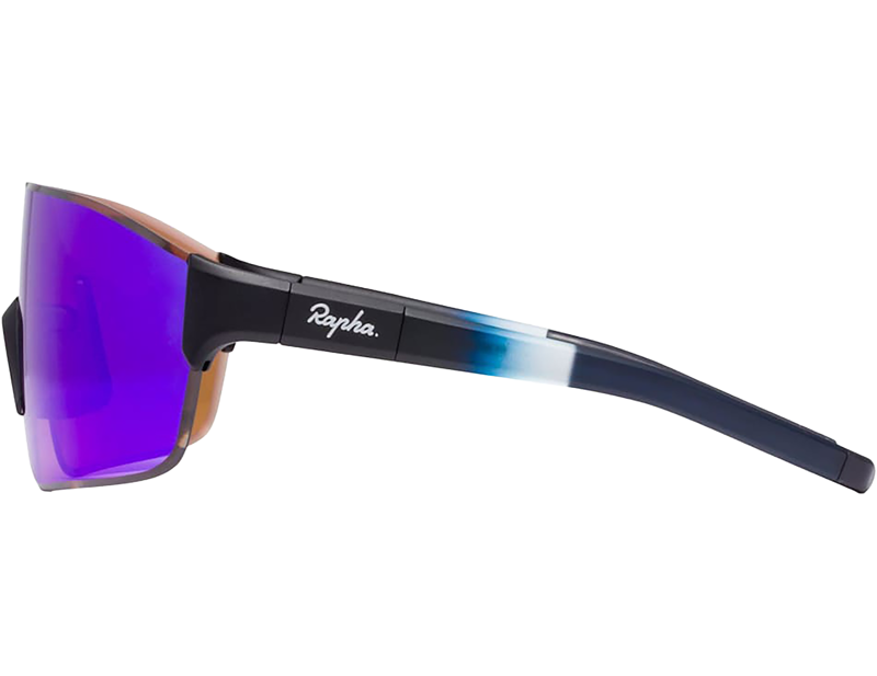 Rapha FUORI Glasses in Dark Navy/Purple Green Lens-2
