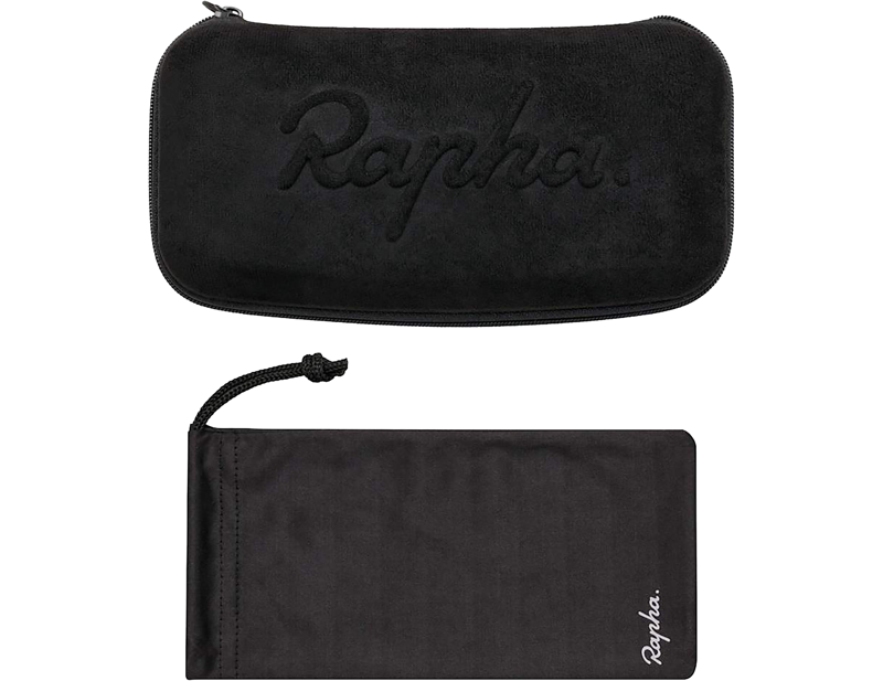 Rapha FUORI Glasses in White/Pink Blue Lens-3