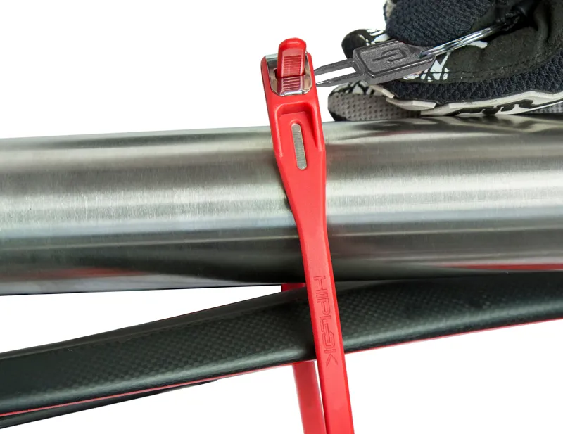 Hiplok Z-Lok Armoured 40cm Reuseable Tie Twin Pack in Red-4