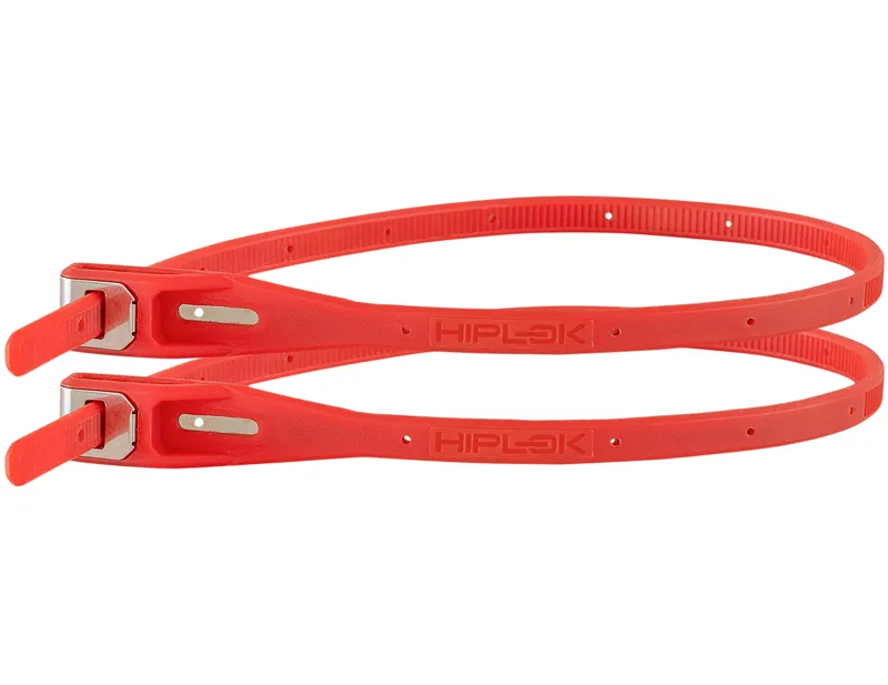 Hiplok Z-Lok Armoured 40cm Reuseable Tie Twin Pack in Red