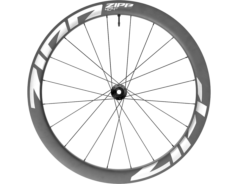 ZIPP 404 S Carbon Tubeless Disc Brake Centre Locking 700C Shimano 10/11S Rear Wheel in White Graphic
