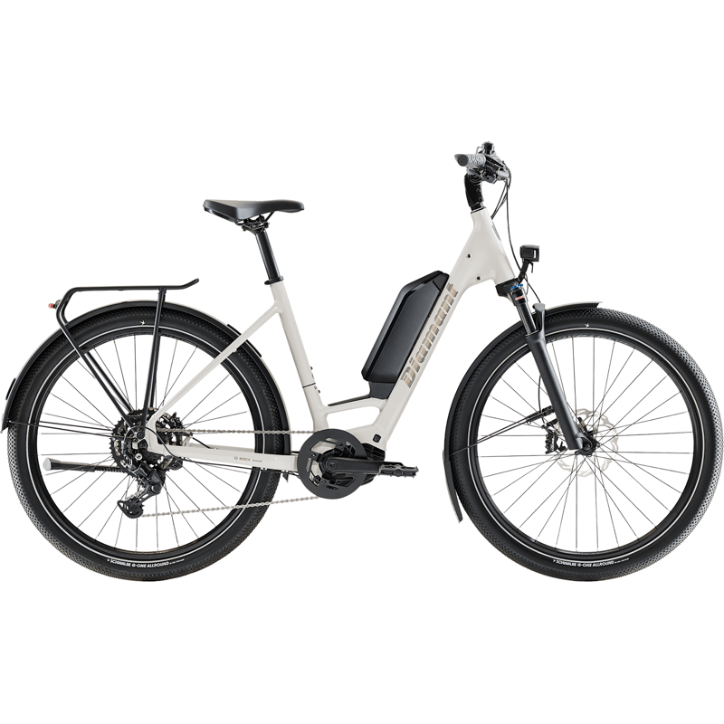Balfes Bikes Diamant Trek Zing Trip Core.II 800 Electric Hybrid Bike 2027 in Perlbeige Metallic | Free postage over £30, £10 off first order, price match & 0% finance.
