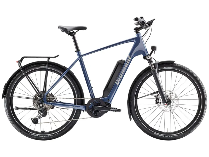 Diamant Zing Trip Plus Standover 725wh Electric Hybrid Bike 2026 in Forget-Me-Not-Blue