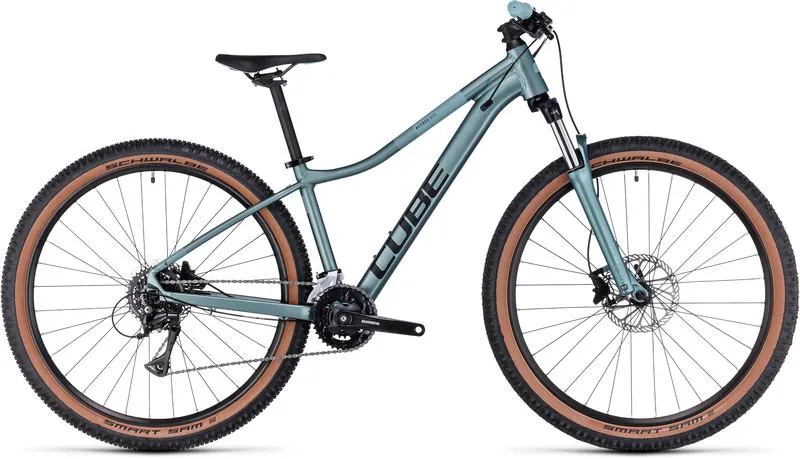Cube Access WS EXC Womens Mountain Bike in Eucalyptus Black-1