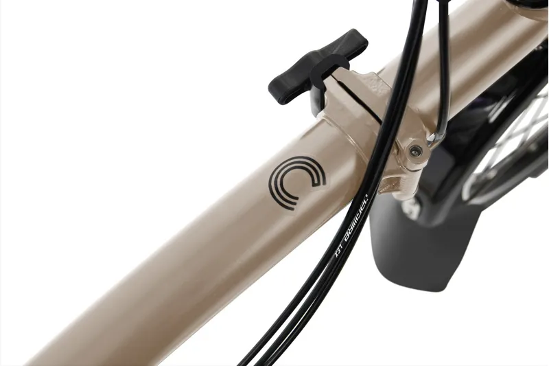 Brompton C Line 12-Speed Folding Bike 2025 in Dune Sand-2