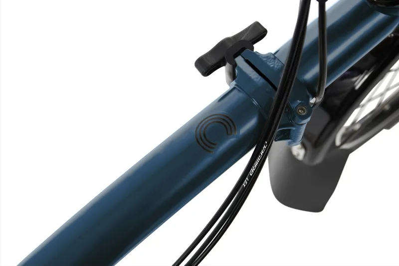 Brompton C Line 12-Speed Folding Bike 2025 in Ocean Blue-3