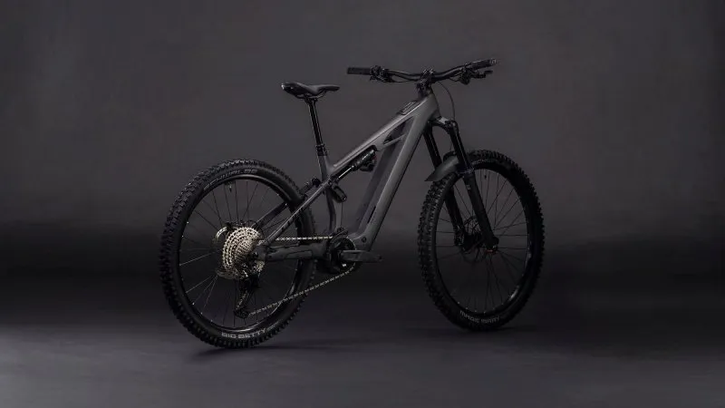 Cube Stereo Hybrid One77 HPC Race 800 Electric Mountain Bike 2026 in Irongrey/Black-6