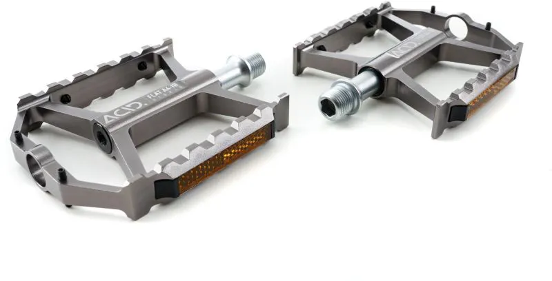 ACID A4-IB HYBRID FLAT PEDALS in silver-1