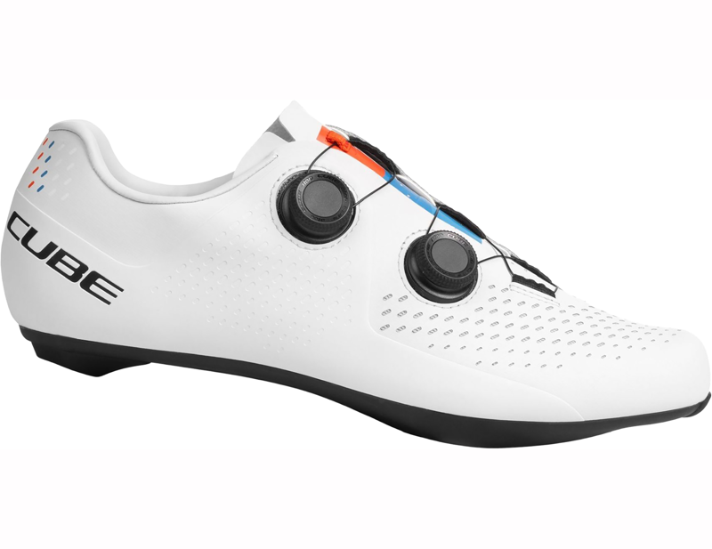 CUBE Sydrix Pro Road Cycling Shoes in Grey/Blue/Red