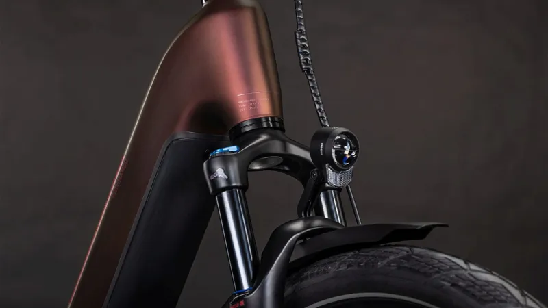 Cube Kathmandu Easy Entry Hybrid Pro 800 Electric Hybrid Bike 2026 in Sunglow/Chrome-5