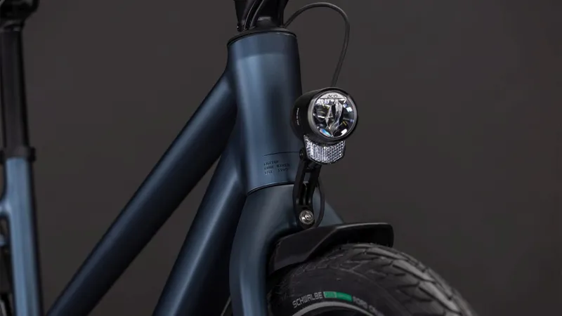 Cube Editor Pro Fe Trapeze Hybrid Bike 2026 in Mineralblue/Chrome-5