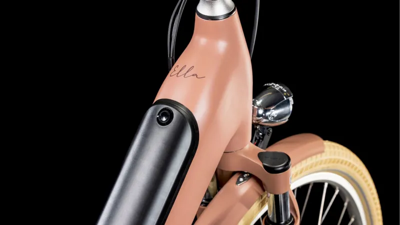 Cube Ella Hybrid 500 Electric City Bike 2025 in Old Pink/Plum-1