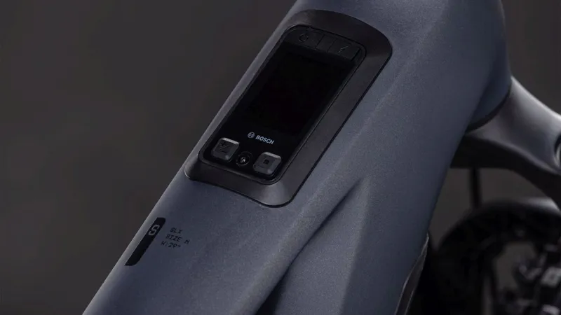 Cube Stereo Hybrid one44 HPC SLX 800 Full Suspension Electric Mountain Bike 2026 in Slabgrey/Orange-2