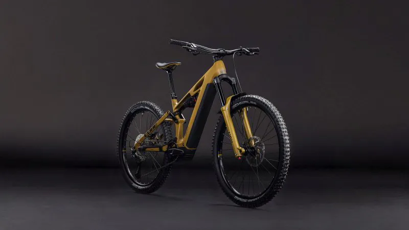 Cube Stereo Hybrid One77 HPC Race 800 Electric Mountain Bike 2026 in Willowgreen/Black-6