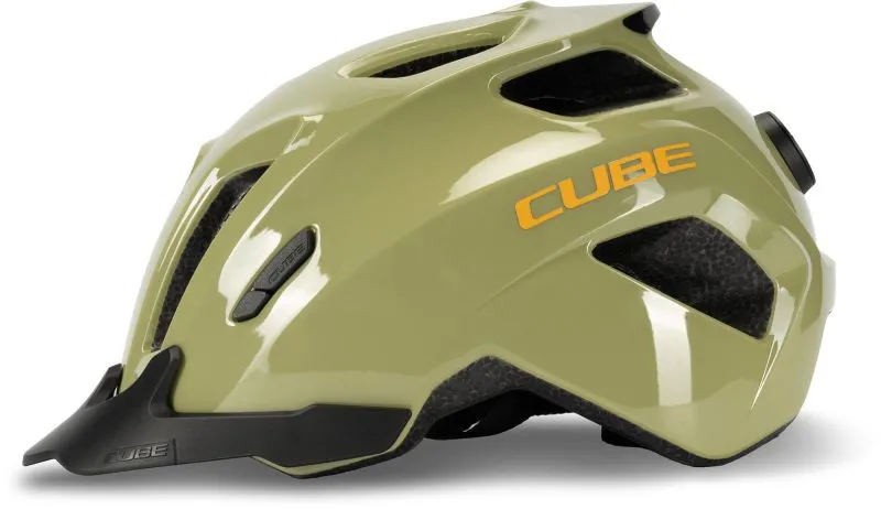 Cube Fink Kids Helmet in Light Olive-1