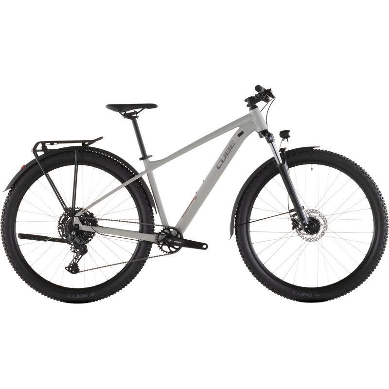 Balfes Bikes Cube Aim Pro FE Hardtail Mountain Bike 2026 in Greige/Titan | Free postage over £30, £10 off first order, price match & 0% finance.