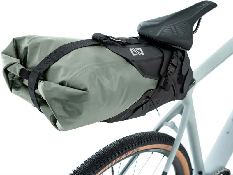 Acid Saddle Bag Pack Pro 15 in Black/Green-4