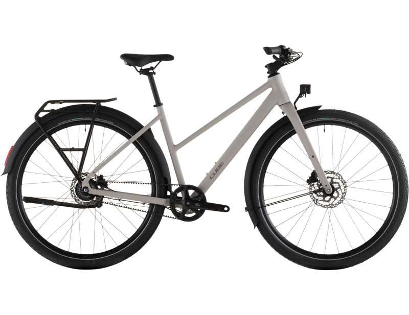 Cube Editor Pro Fe Trapeze Hybrid Bike 2026 in Oatgrey/Grey