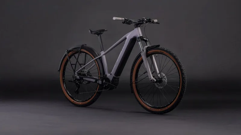 Cube Reaction Hybrid Performance 600 FE Electric Mountain Bike 2026 in Plumgrey/Black-6
