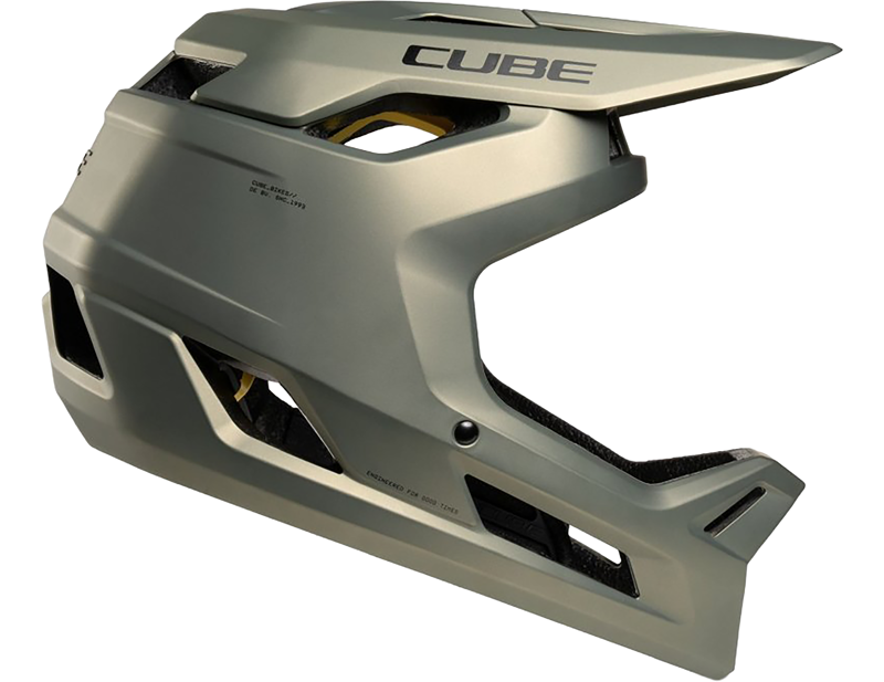 Cube Descender Full Face MIPS Helmet in Reed Green-1
