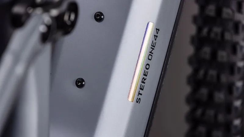 Cube Stereo Hybrid one44 Hpc Slx Evo 800 Electric Full Suspension Mountain Bike 2026 in Slategrey/Black-3