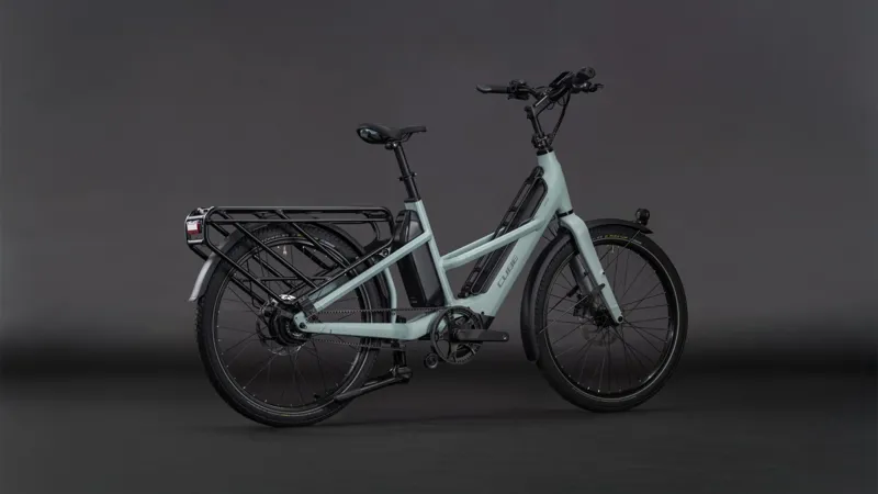 Cube Longtail Hybrid Comfort 800 Electric Cargo Bike 2026 in Haze/Reflex-6