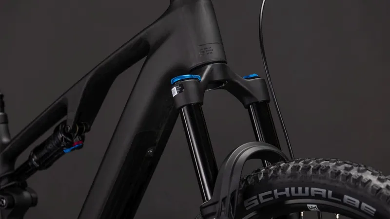 Cube Ams Hybrid one44 c:62 Pro 400x Electric Full Suspension Mountain Bike 2026 in Blackline-5