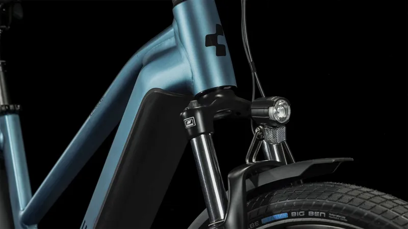 Cube Kathmandu Hybrid One 750 Electric Hybrid Bike 2024 in Blue/Black trapeze-5