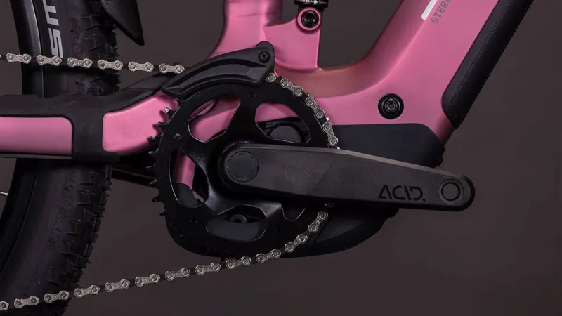 Cube Stereo Hybrid one22 Race 800 Electric Full Suspension Mountain Bike 2026 in Shiftblush/Black-5