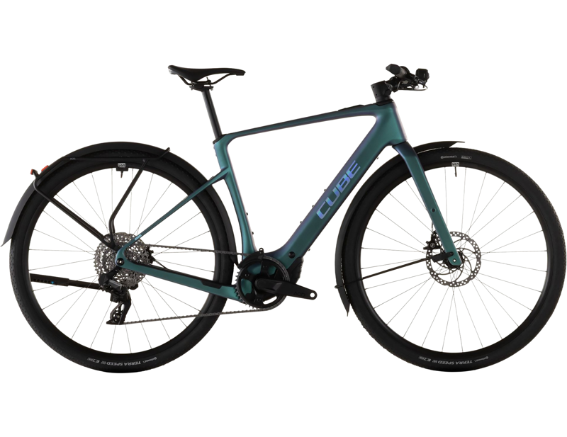 Cube Nulane Hybrid c:62 SLX FE 400X Electric Hybrid Bike 2026 in Polarlight/Prism