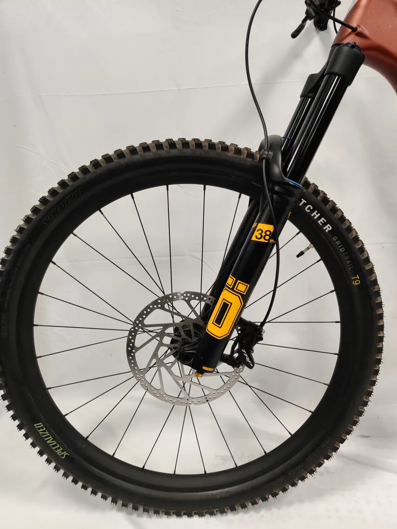 EX DEMO S3 Specialized Stumpjumper 15 Ohlins Coil T-Type Full Suspension Mountain Bike 2025 in Satin Copper Speckle-7