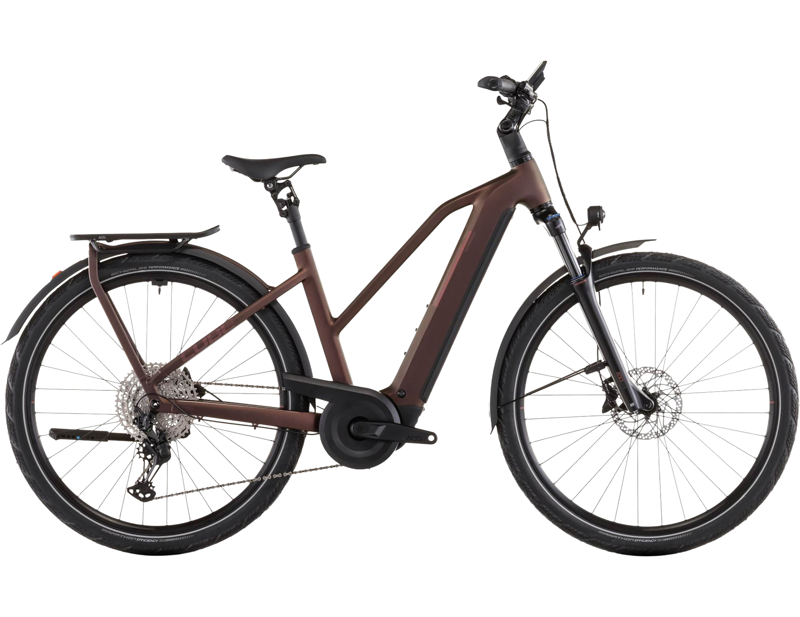 Balfes Bikes Cube Kathmandu Trapeze Hybrid Pro 800 Electric Hybrid Bike 2026 in Sunglow/Chrome | Free postage over £30, £10 off first order, price match & 0% finance.