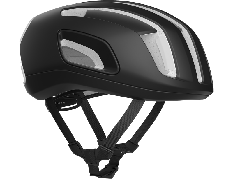 POC Cytal in Uranium Black Matt/Hydrogen White w. Logo