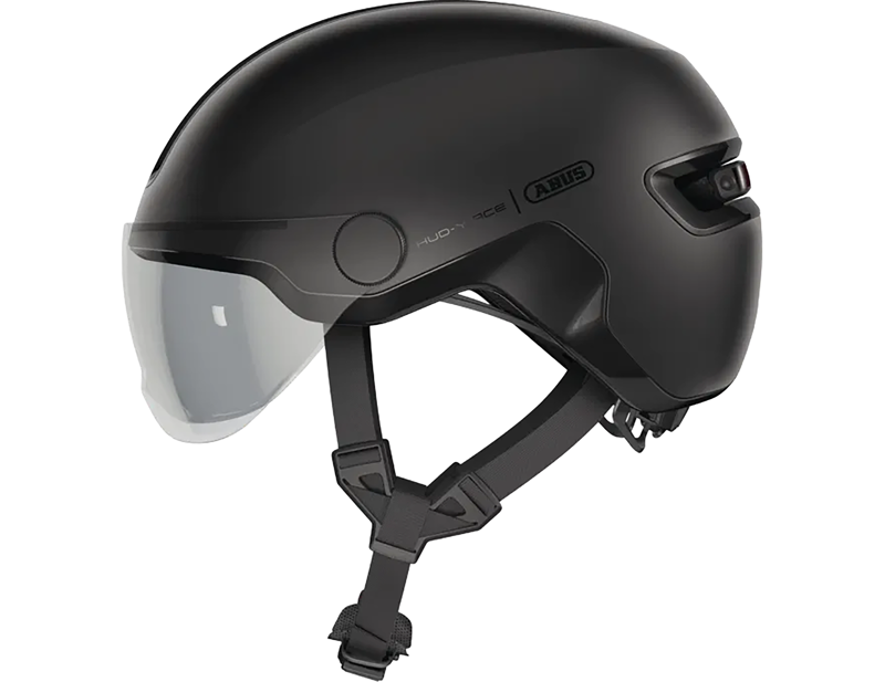 ABUS HUD-Y Ace Urban Helmet in Velvet Black