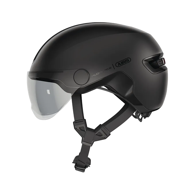 Balfes Bikes Abus ABUS HUD-Y Ace Urban Helmet in Velvet Black | Free postage over £30, £10 off first order, price match & 0% finance.
