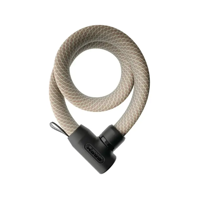 Balfes Bikes Abus 4004K/110 Yarnit Cable Lock 110cm in Beige | Free postage over £30, £10 off first order, price match & 0% finance.