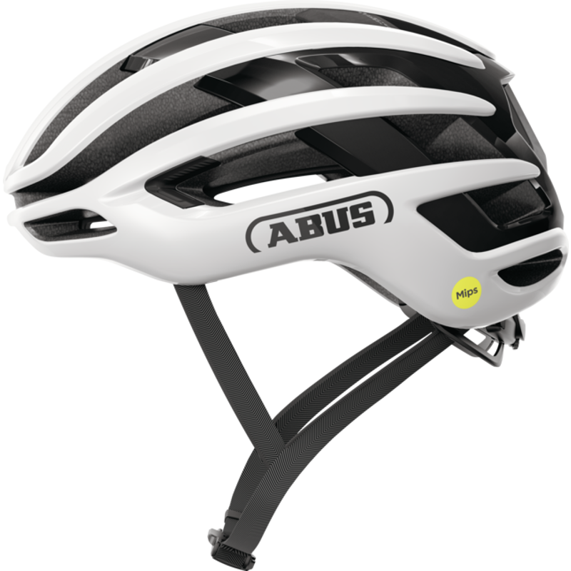 Balfes Bikes Abus Airbreaker 2.0 MIPS Helmet in Shiny White | Free postage over £30, £10 off first order, price match & 0% finance.