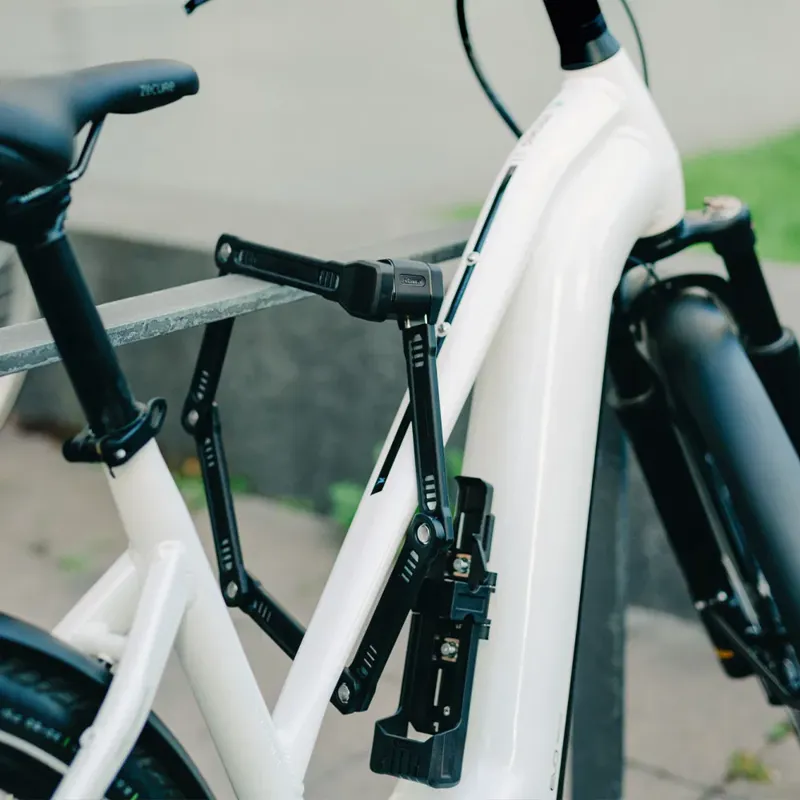 Abus Bordo 6200K/120 Folding Lock and Bracket SH in Black-3