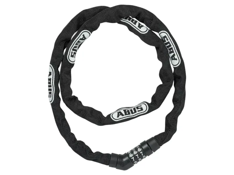 Abus Steel-O-Chain 4804C Combination Chain Lock 110cm in Black