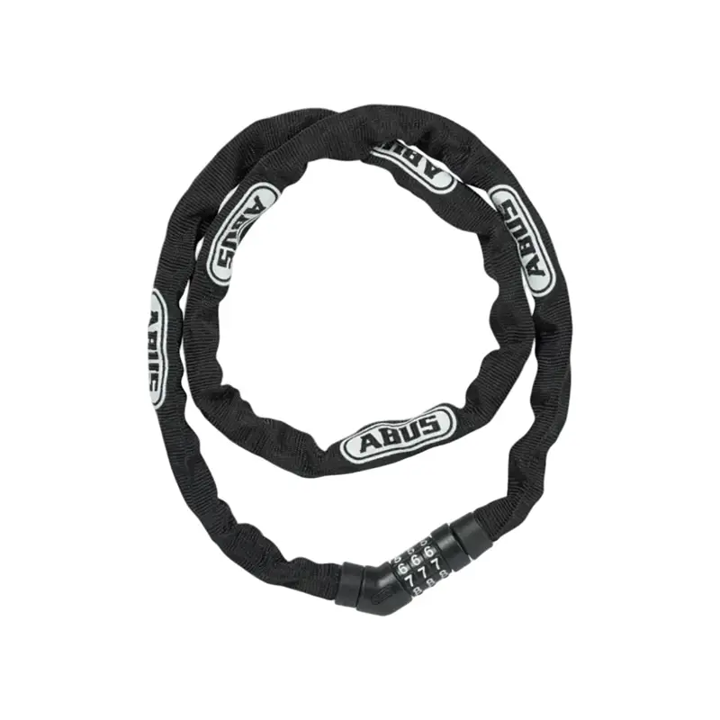 Balfes Bikes Abus Steel-O-Chain 4804C Combination Chain Lock 110cm in Black | Free postage over £30, £10 off first order, price match & 0% finance.