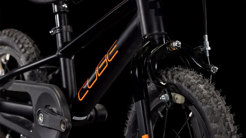 Cube Numove 120 RT 12 Inch Kids Bike 2025 in Black/Orange-5
