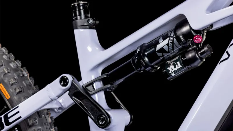 Cube Stereo Hybrid ONE77 HPC SLX 800 Electric Full Suspension MTB 2025 in Cyclamen/Black-4