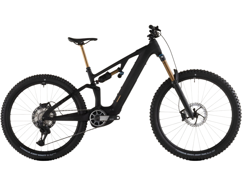 Balfes Bikes Cube Ams Hybrid one77 c:62 AT 600x Electric Mountain Bike 2026 in Carbon/Gold | Free postage over £30, £10 off first order, price match & 0% finance.