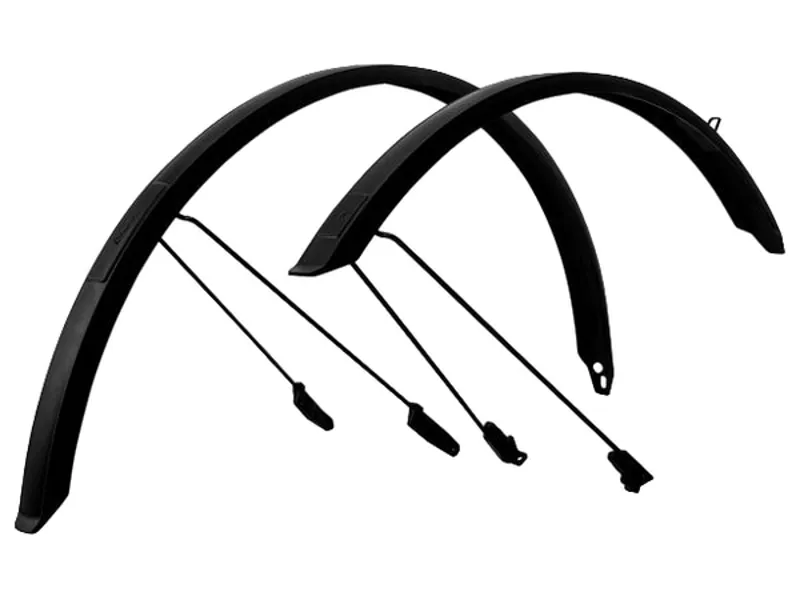 Acid Mudguard Set 45 2.0 28 inch 45mm in Black