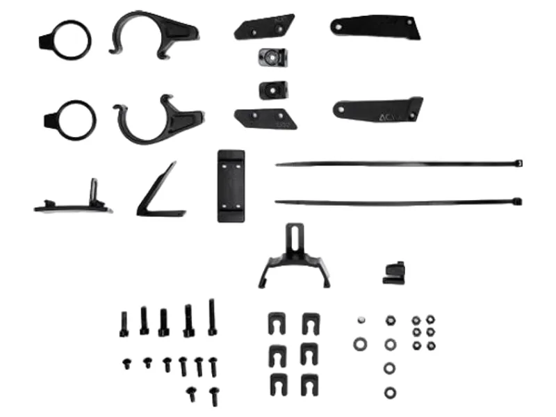 Acid Mudguard Set Bb Mount 75 29 inch 75mm in Black-6