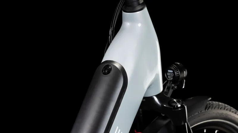 Cube Supreme Hybrid Deluxe SLX 625 Easy Entry Electric Hybrid Bike 2025 in Polar Grey/White-1