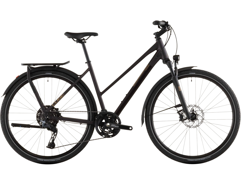 Balfes Bikes Cube Kathmandu SLX Trapeze Hybrid Bike 2026 in SolarEclipse/Gold | Free postage over £30, £10 off first order, price match & 0% finance.